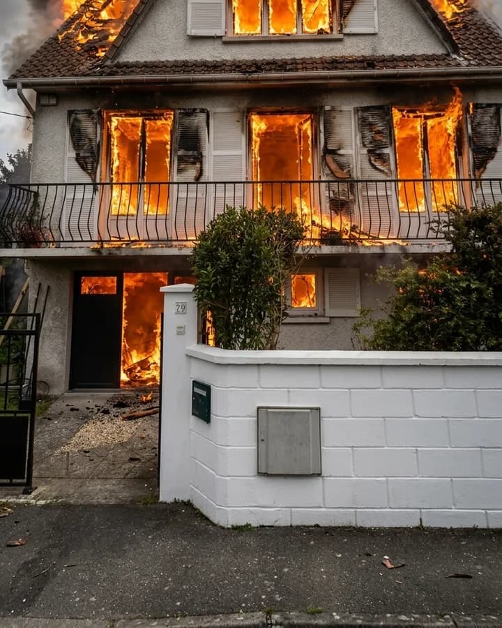 House on fire